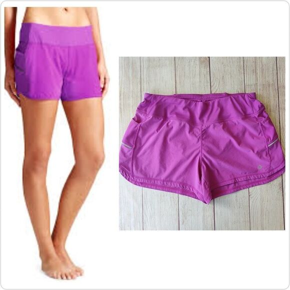 Athleta Ready Set Go 4" Shorts sz M - Picture 1 of 12